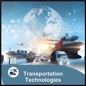 Transportation Technologies. Boat, train, truck, planet